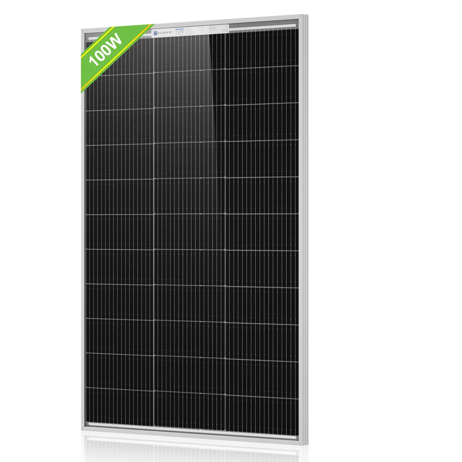 Eco-Worthy 100W 18V Monocrystalline Solar Panel High Efficiency Module RV Marine Boat Caravan Off Grid - Image 10