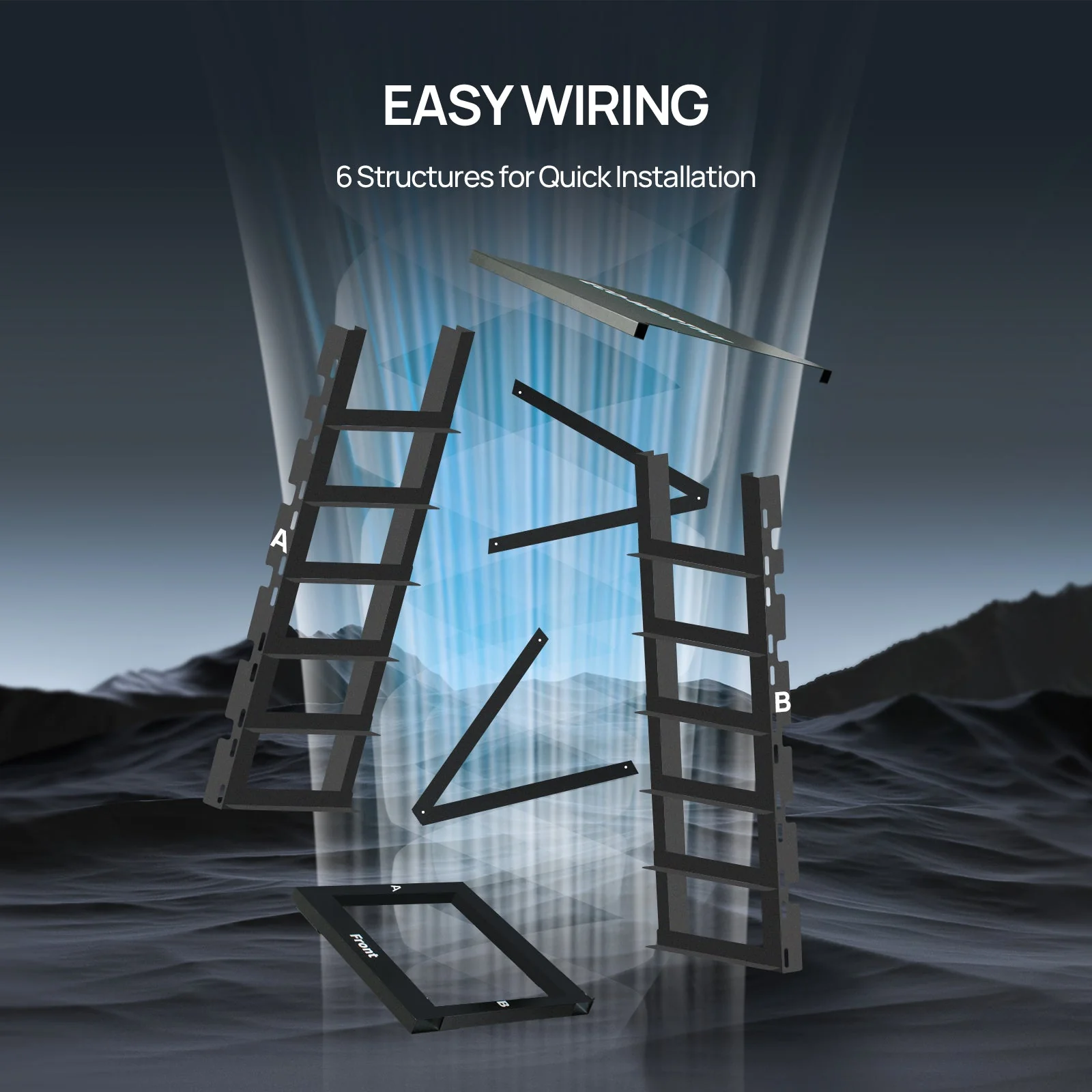 ECO-WORTHY RACK6 V2 I 6-Layer Rack With 600A Busbar| For Server Rack Battery All Versions - Image 8