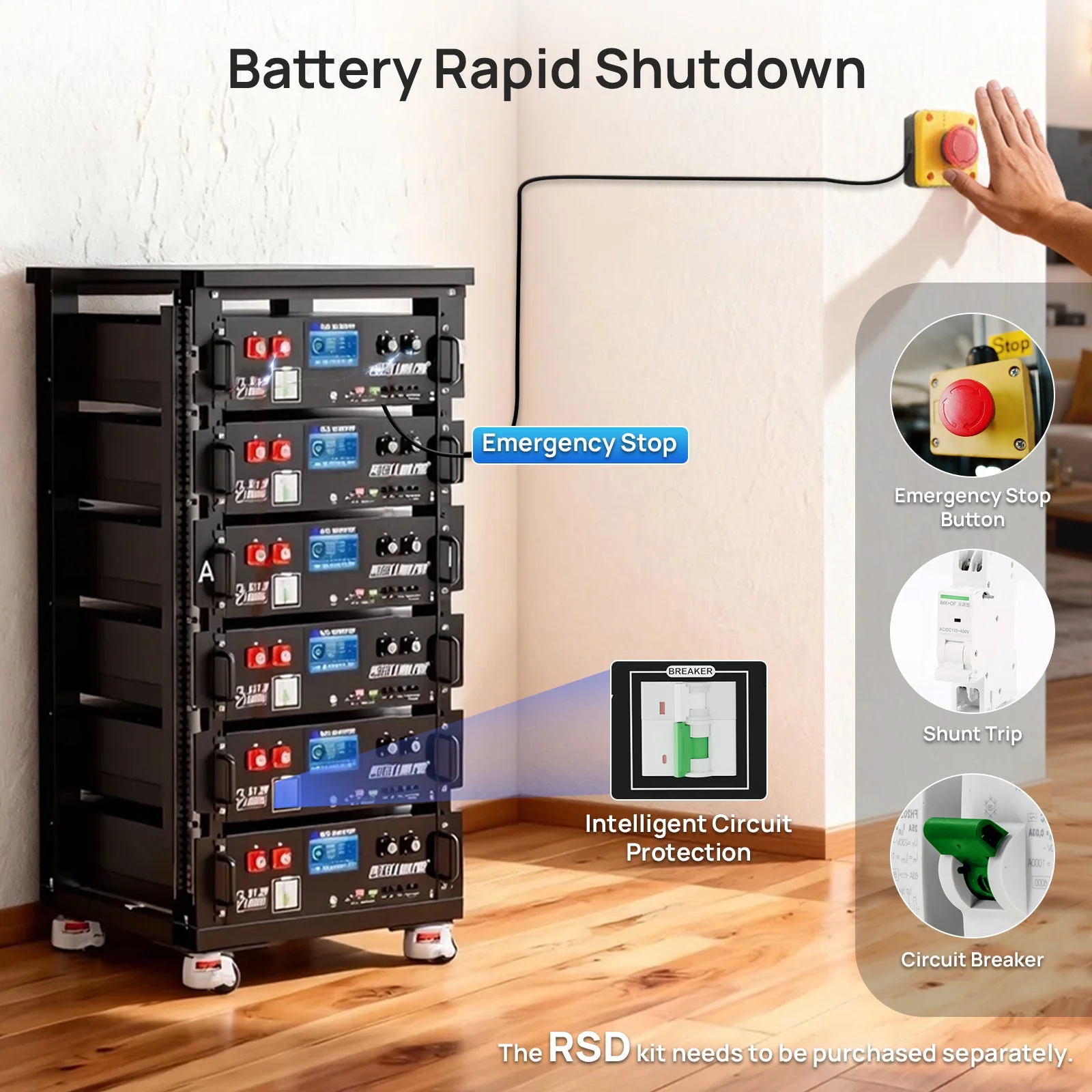Eco-Worthy Cubix 100 Pro | 48V 100AH Server Rack Battery | Bluetooth & WiFi | Low-Temp Charge | 10 Years Warranty - Image 7