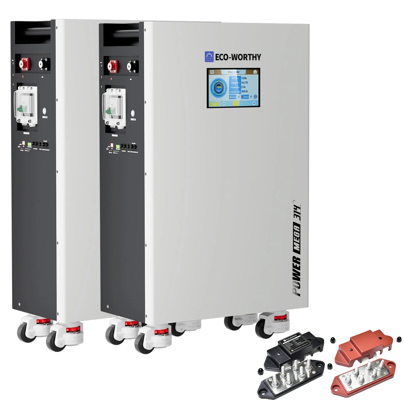 Eco-Worthy PowerMega 314 | 51.2V 314AH Lithium Battery 16kWh | Bluetooth & WiFi | Active Balance - Image 10